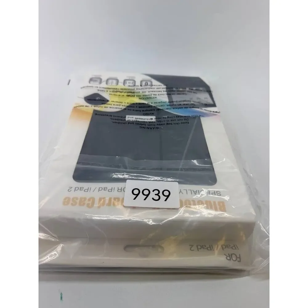Bluetooth Keyboard Case for Apple iPad 1 & iPad 2 Wireless PU Leather New